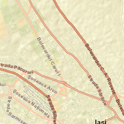 Municipiul Iaşi Street Map