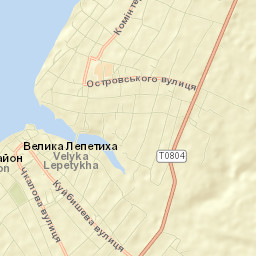 Velyka Lepetykha Street Map