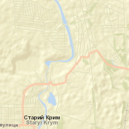 Staryy Krym Street Map