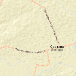 Sartana Street Map