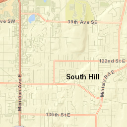 South Hill Street Map