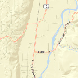 15024 128th Street East, Puyallup, WA Street Map