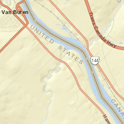 Van Buren Street Map