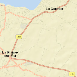 La Plaine-sur-Mer Street Map
