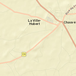 Chauvé Street Map