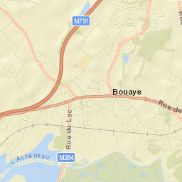 Bouaye Street Map