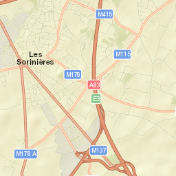 Les Sorinières Street Map