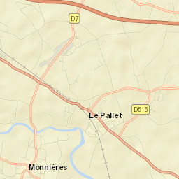 Le Pallet Street Map