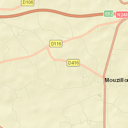 Mouzillon Street Map