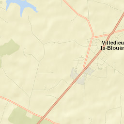 Villedieu-la-Blouère Street Map