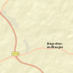 Bégrolles-en-Mauges Street Map