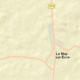Le May-sur-Èvre Street Map