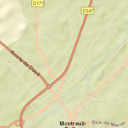 Montreuil-Bellay Street Map