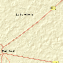 Manthelan Street Map