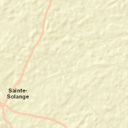 Sainte-Solange Street Map