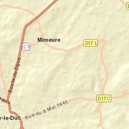 Arnay-le-Duc Street Map