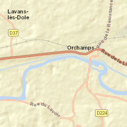 Orchamps Street Map