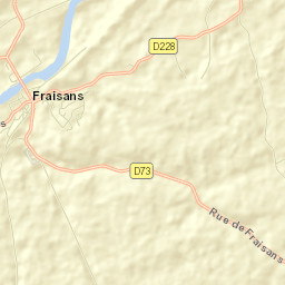 Fraisans Street Map