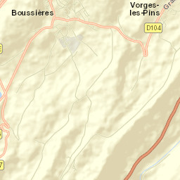 Boussières Street Map