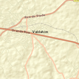 Valdahon Street Map