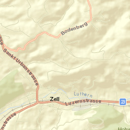 Zell Street Map