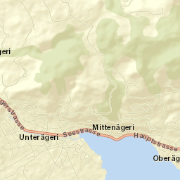 Unterägeri Street Map