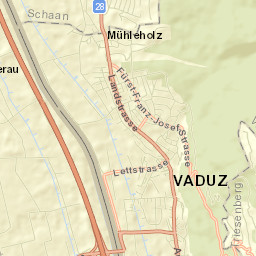 Vaduz Street Map