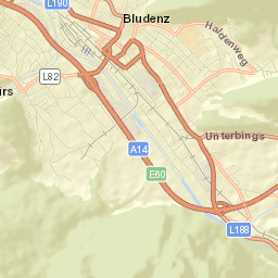 Bludenz Street Map