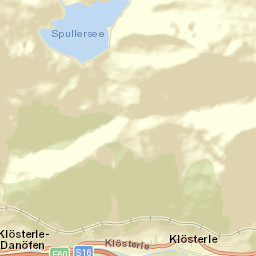 Klösterle Street Map