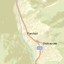 Umhausen Street Map