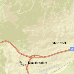 Politischer Bezirk Tamsweg Street Map