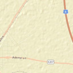 Pusztaszabolcs Street Map