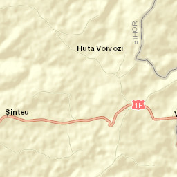 Comuna Şinteu Street Map
