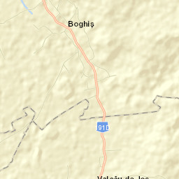 Comuna Boghiş Street Map