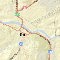 Dej Street Map