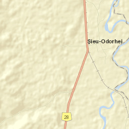 Comuna Şieu-Odorhei Street Map