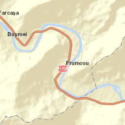 Comuna Fărcaşa Street Map