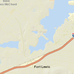 North Fort Lewis Street Map