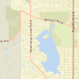 Spanaway Street Map