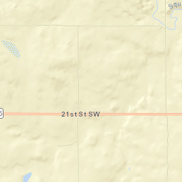 Oliver County Street Map