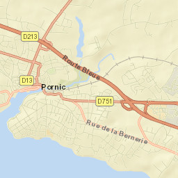 Pornic Street Map
