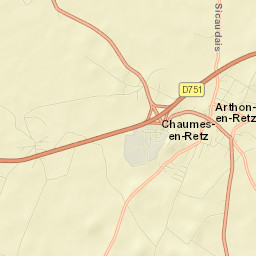 Arthon-en-Retz Street Map