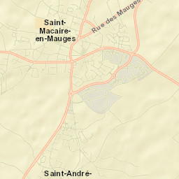 Saint-Macaire-en-Mauges Street Map