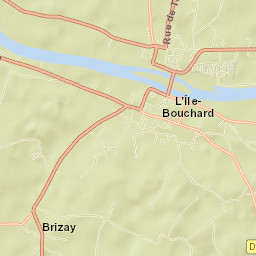 L'Île-Bouchard Street Map