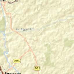 Beaulieu-lès-Loches Street Map