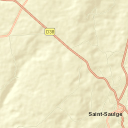 Département de la Nièvre Street Map