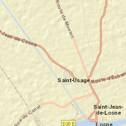 Saint-Usage Street Map