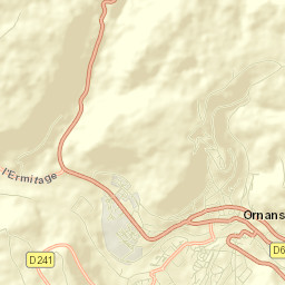 Ornans Street Map