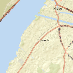 Nidau Street Map