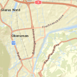 Oberurnen Street Map